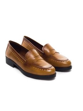 Mocasines Desiree Cof17 camel para Mujer