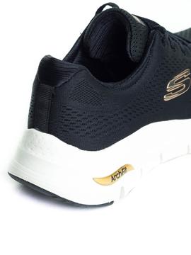 Deportivo Skechers Arch Fit Negros 149057 para Mujer