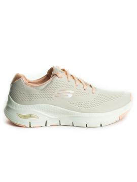 Deportivo Skechers 149057 Arch Fit Beige para Mujer