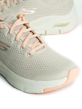Deportivo Skechers 149057 Arch Fit Beige para Mujer