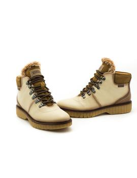 Botin Pikolinos De Piel Marfil BRUSELAS W0U-8659