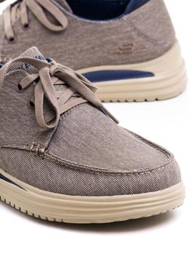 Zapato Skechers Marrón para Hombre