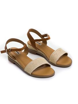 Sandalia Mtng Sunset 51216 Beige para Mujer