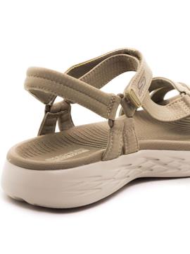 Sandalia Skerchers 15316 Taupe para Mujer