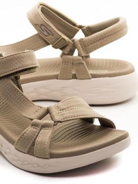 Sandalia Skerchers 15316 Taupe para Mujer