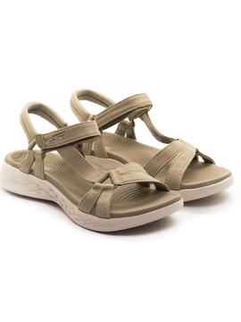 Sandalia Skerchers 15316 Taupe para Mujer