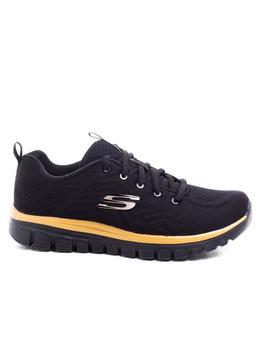 Deportivo Skechers 12615 Negro para Mujer