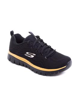 Deportivo Skechers 12615 Negro para Mujer