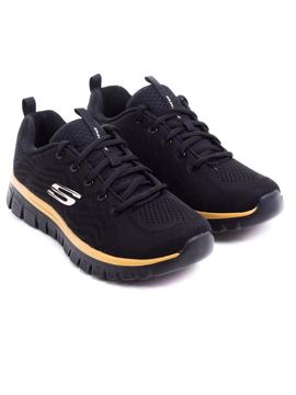 Deportivo Skechers 12615 Negro para Mujer