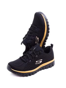 Deportivo Skechers 12615 Negro para Mujer