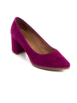 Zapato Mimao Ante Vino para Mujer