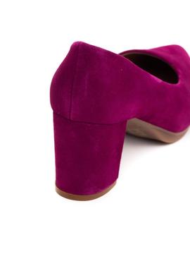 Zapato Mimao Ante Vino para Mujer