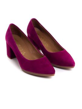 Zapato Mimao Ante Vino para Mujer