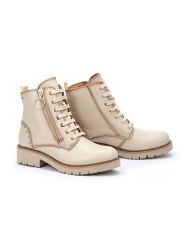 Botín Pikolinos VICAR W0V-8610C1 Marfil Para Mujer
