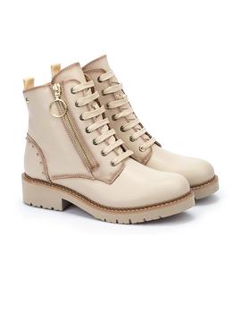 Botín Pikolinos VICAR W0V-8610C1 Marfil Para Mujer