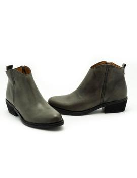 Botin Marroqui Sanchez De Piel Gris 9960