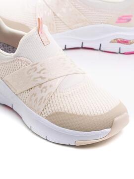 Deportivo Skechers 149717 Beige para Mujer