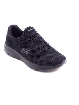 Deportivo Skechers 12985 Negro para Mujer