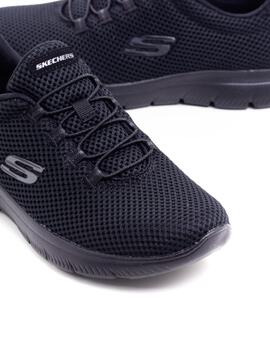 Deportivo Skechers 12985 Negro para Mujer