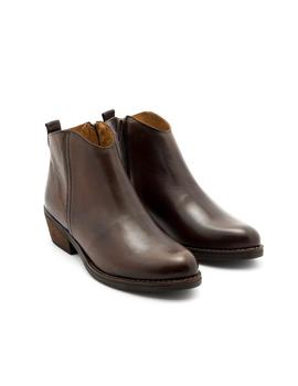 Botin Marroqui Sanchez De Piel Marron 9960