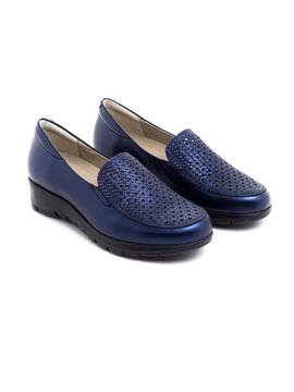 Mocasines Pitillos 2600 Azul para Mujer