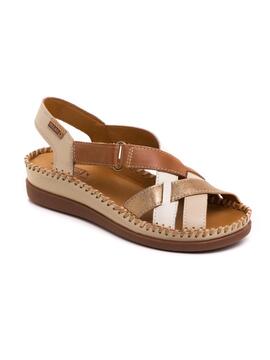 Sandalias Pikolinos Cadaques W8K Marfil pra Mujer