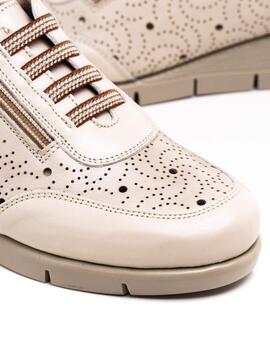 Zapato 48Horas Beige para Mujer