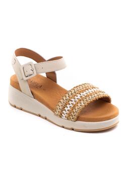 Sandalia Carmela 160590 Beige para Mujer
