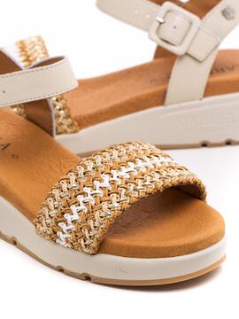Sandalia Carmela 160590 Beige para Mujer