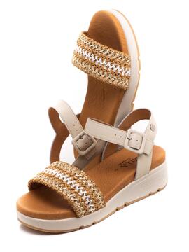 Sandalia Carmela 160590 Beige para Mujer