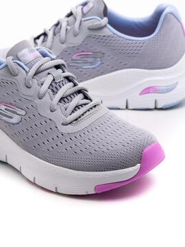 Deportivo Skechers 149722 Gris para Mujer