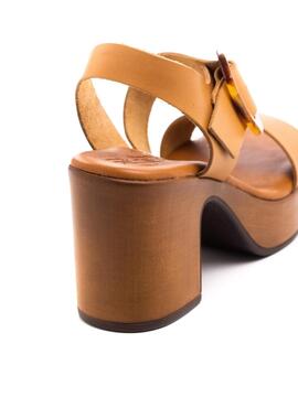 Sandalia Oh My Sandals 5245 Camel para Mujer