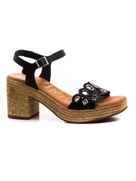 Sandalia Oh My Sandals 5232 Negra para Mujer