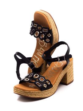 Sandalia Oh My Sandals 5232 Negra para Mujer