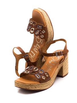 Sandalia Oh My Sandals 5232 Roble para Mujer