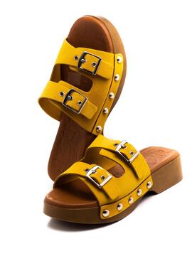 Sandalia Oh My Sandals 5237 Mostaza para Mujer