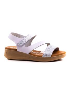 Sandalia Oh My Sandals 5182 Blanco para Mujer