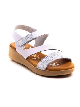 Sandalia Oh My Sandals 5182 Blanco para Mujer