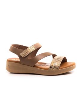 Sandalia Oh My Sandals 5182 Taupe para Mujer