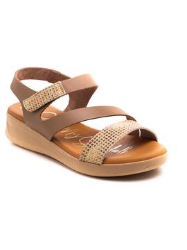 Sandalia Oh My Sandals 5182 Taupe para Mujer