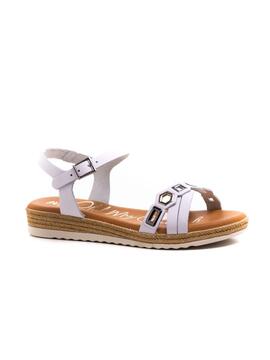 Sandalia Oh My Sandals 5202 Blanco para Mujer