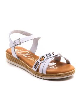 Sandalia Oh My Sandals 5202 Blanco para Mujer