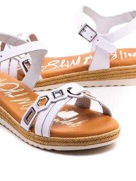 Sandalia Oh My Sandals 5202 Blanco para Mujer