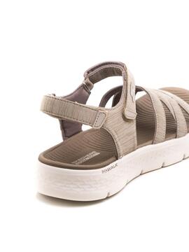 Sandalia Skechers 141450 Taupe para Mujer