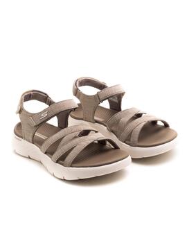 Sandalia Skechers 141450 Taupe para Mujer