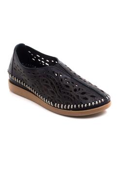 Mocasín 48 Horas Negro para Mujer