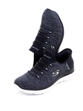 Skechers Slip-Ins Negro para Mujer