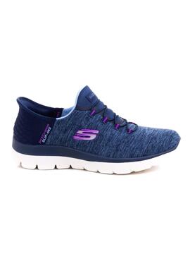 Skechers Slip-Ins Azul para Mujer