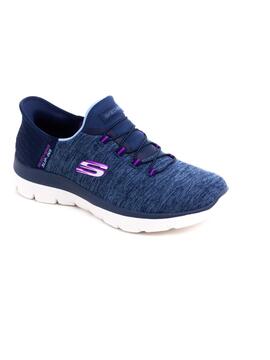 Skechers Slip-Ins Azul para Mujer