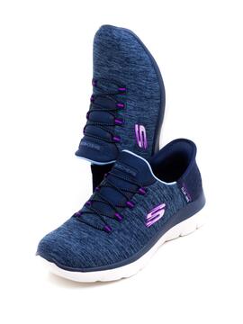 Skechers Slip-Ins Azul para Mujer